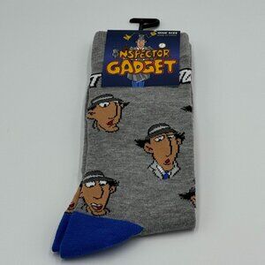 New Inspector Gadget Novelty Crew Socks Size 6-12/13 - Men's/Women's - NWT